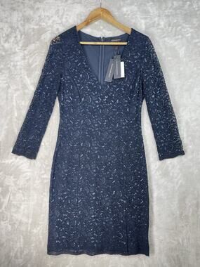 Banana Republic L'Wren Scott Lace Sheath Dress Size 8 Boho Quiet Luxury NWT
